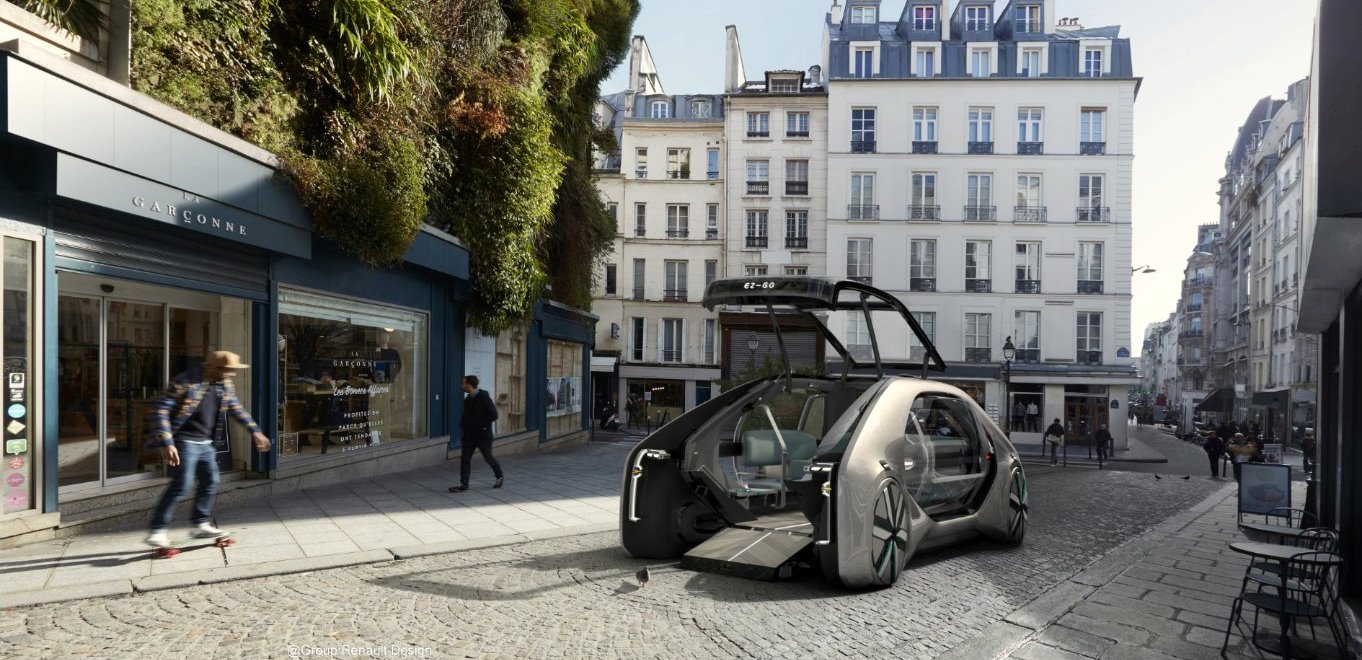 Renault Render Concept Car in Iray for Maya image